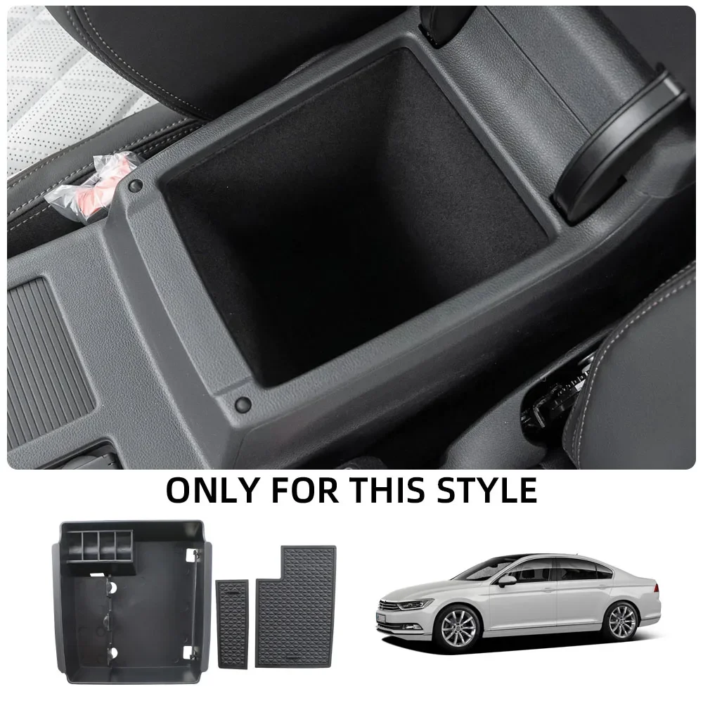 Car Accessories for VW Volkswagen Passat Magotan B8 2014-2024 Center Console Armrest Storage Box Multifunctional Interior Parts