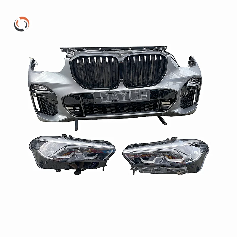 X5 for B-MW G05 x5 front bumper assembly, used front bumper, headlights, popular g05 body kit