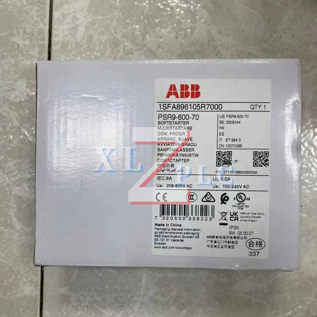 PSR9-600-70 Soft Starter PSR37-600-70 asli baru