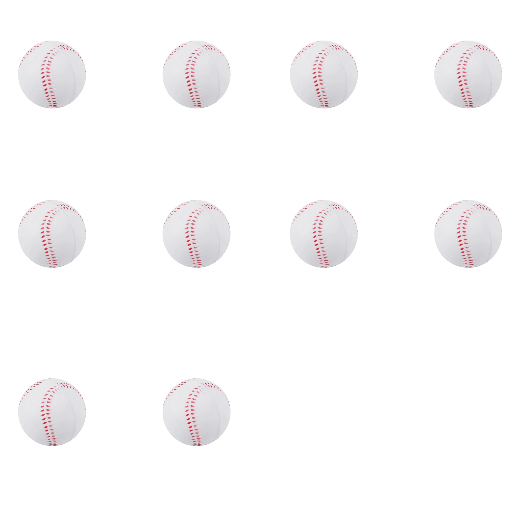 

10X Sport Baseball Reduced Impact Baseball 10Inch Adult Youth Soft Ball For Game Competition Pitching Catching Training