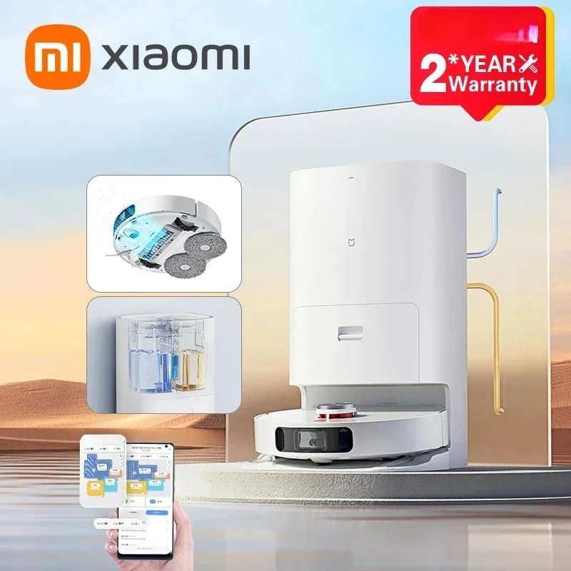 

2024 XIAOMI MIJIA Omni 1S B116 Робот-пылесос Швабра Самоочищающаяся пустая док-станция Домашняя машина для удаления грязи Сбор пыли