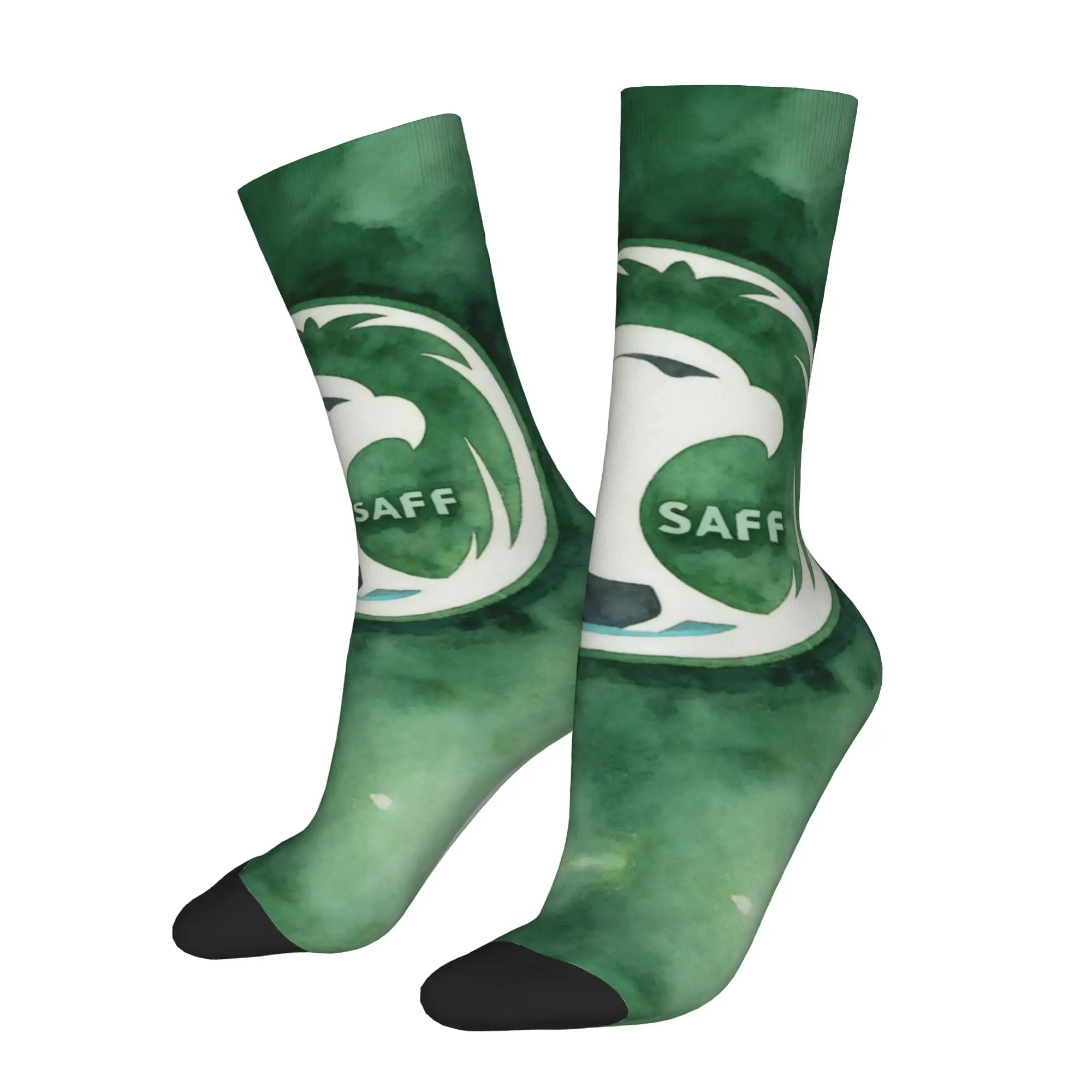 Hip Hop Vintage Saudi Arabia Crazy Men's compression Socks Unisex  Harajuku Seamless Printed Funny Sock Match Day Essentials