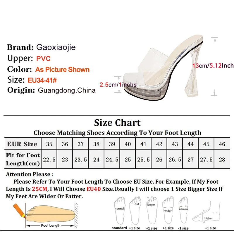 รองเท้าแตะสำหรับผู้หญิงฤดูร้อนรองเท้าส้นสูงแพลตฟอร์มแฟชั่นรองเท้าแตะยาง PVC ใสขนาด10ซม. 13ซม. สำหรับนิ้วเท้าเหลี่ยม2024รองเท้าสไลด์ใส