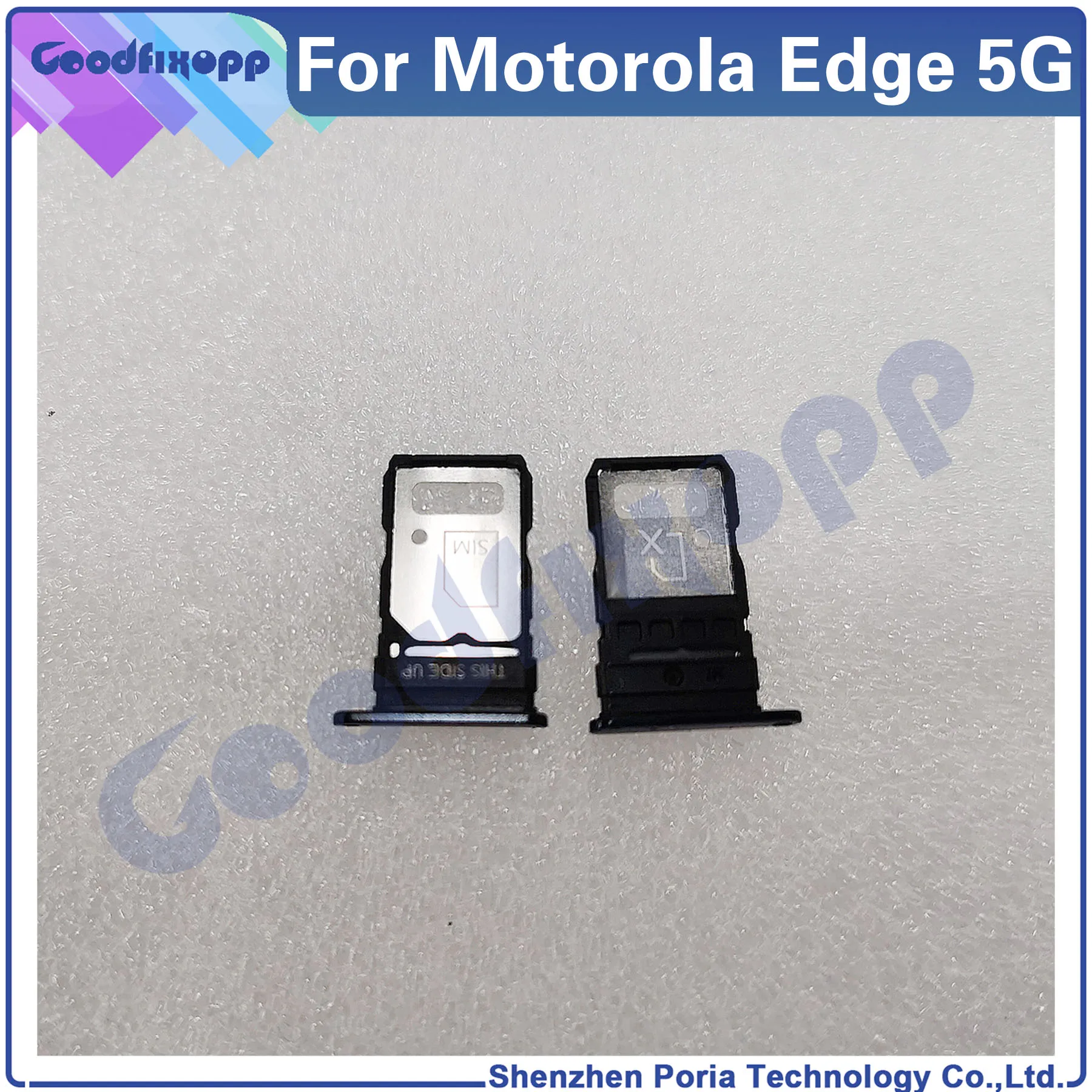 

For Motorola Moto Edge 5G SIM Card Tray Slot Holder Adapter Socket Repair Parts Sim Tray Holder Replacement