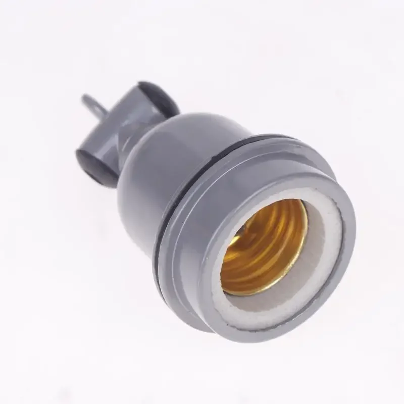 Convertitore adattatore per spina a vite con portalampada per riscaldamento animale con presa di luce E27 isolata in ceramica da 1 pezzo per riscaldamento industriale