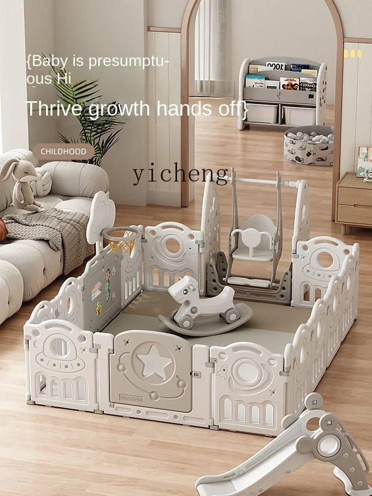 Tqh Baby Game Hek Baby Bescherming Kruipmat Kinderen Indoor Huis Hek Woonkamer Veiligheid Klimpad