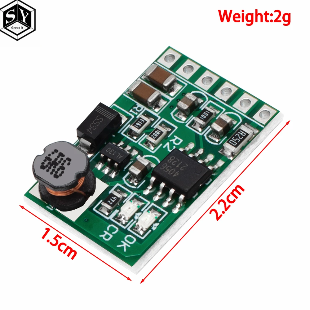 Great it 3.7V 4.2V Charger & 5V 6V 9V 12V Discharger Board DC DC Converter Boost Module for diy UPS mobile power 18650 lithium