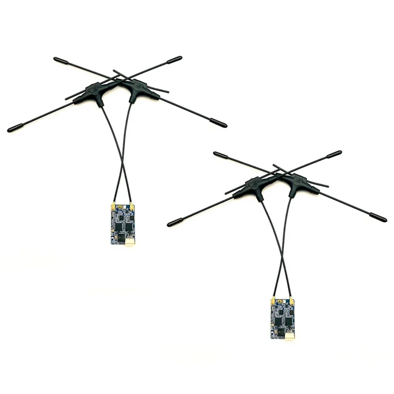 A29F-2PCS ELRS Dual Band Gemini Receiver 900Mhz 2.4Ghz Expresslrs RX Receiver TCXO Forrc FPV Long Range Drone Fixed Wing