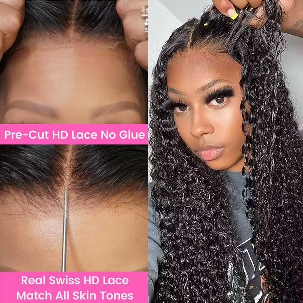 Deep Wave Human Hair 13x4 13x6 - đánh giá và giá Lace Front Wig