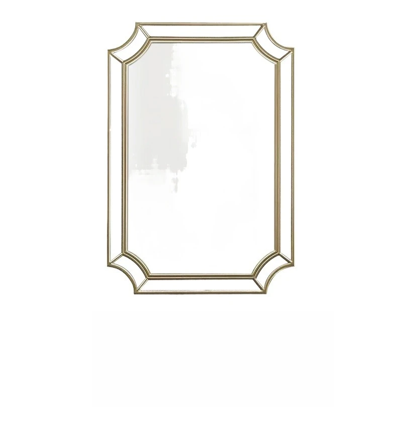 

French bathroom mirror cabinet, separate bathroom mirror wall-mounted washing bathroom mirror box customization