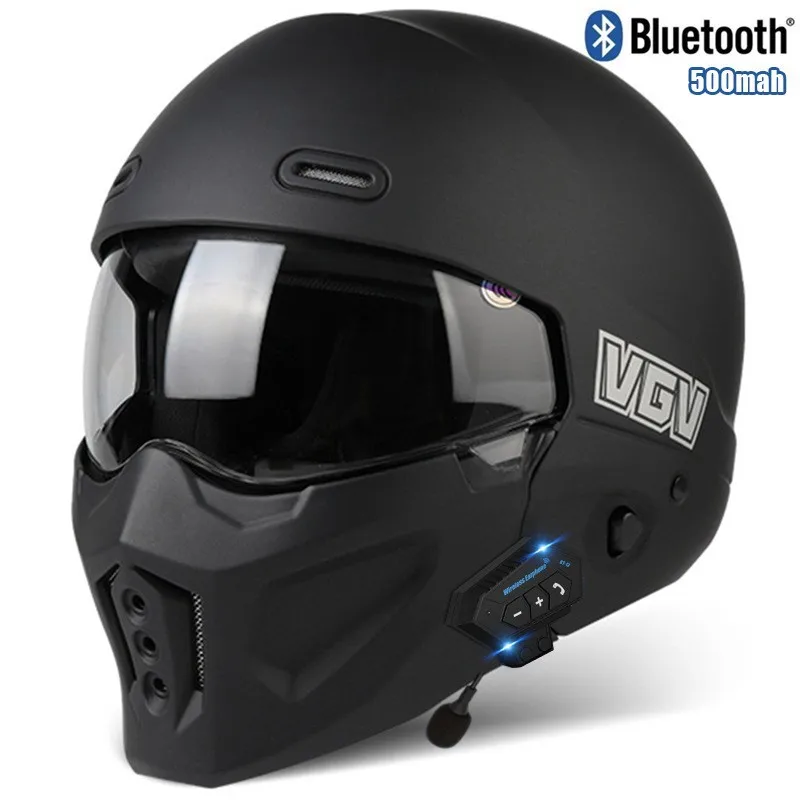 Motorcycle Helmet Detachable Multi-purpose Combination Full face Scorpion helmets Locomotive Personality Half Predator Helmet