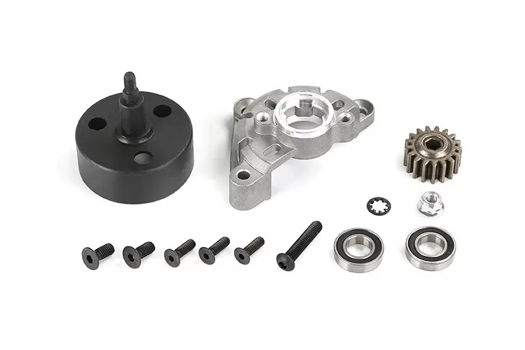 Conjunto de montagem de engrenagem de suporte de embreagem de metal para 1/5 HPI ROFUN BAJA 5B 5T 5SC