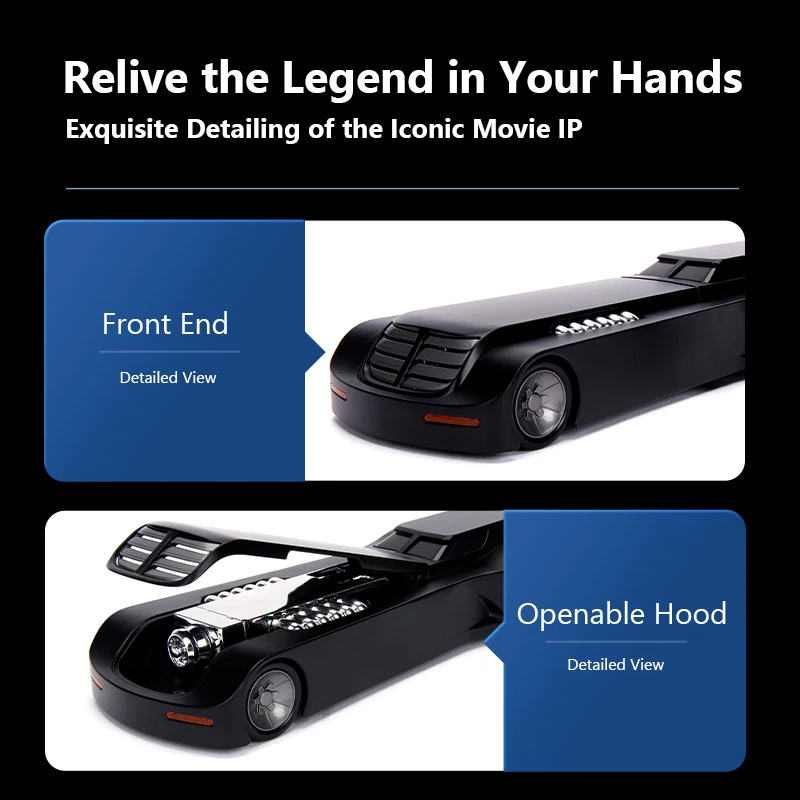 JADA Batman The Animated Series Batmobile 1:24 Model samochodu odlewany ciśnieniowo JD30916