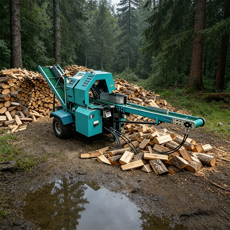 Ergonomic Portable Log Splitter Wood Splitter Firewood Processor Labor Saving Daily Timber Splitting Work