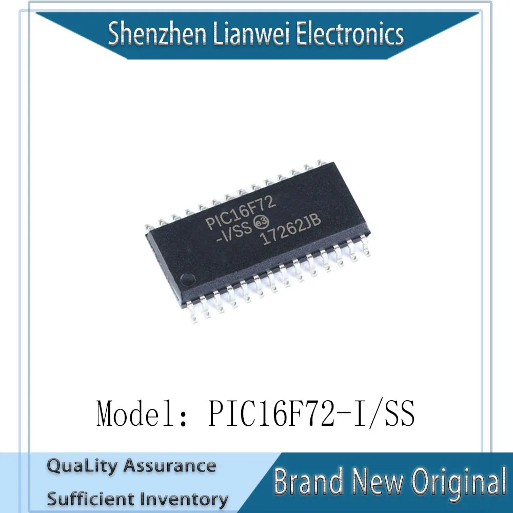 (1-10 Piece) 100% New Original PIC16F72-I/SS PIC16F72 IC MCU Chipset SSOP-28