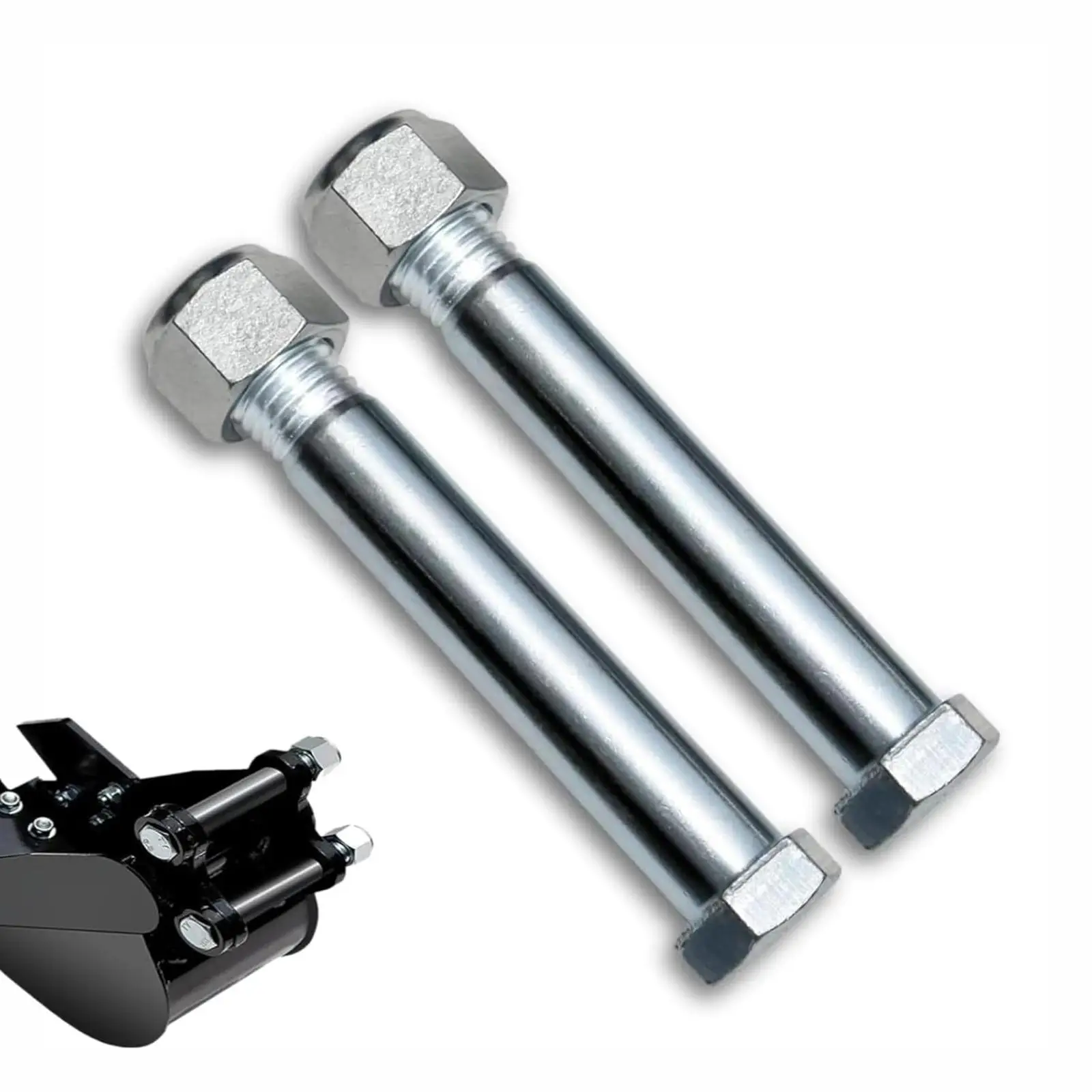 Professional Mini Excavator Pins Silver Steel High Wear Resistance for Quick Connect Backhoe Tools