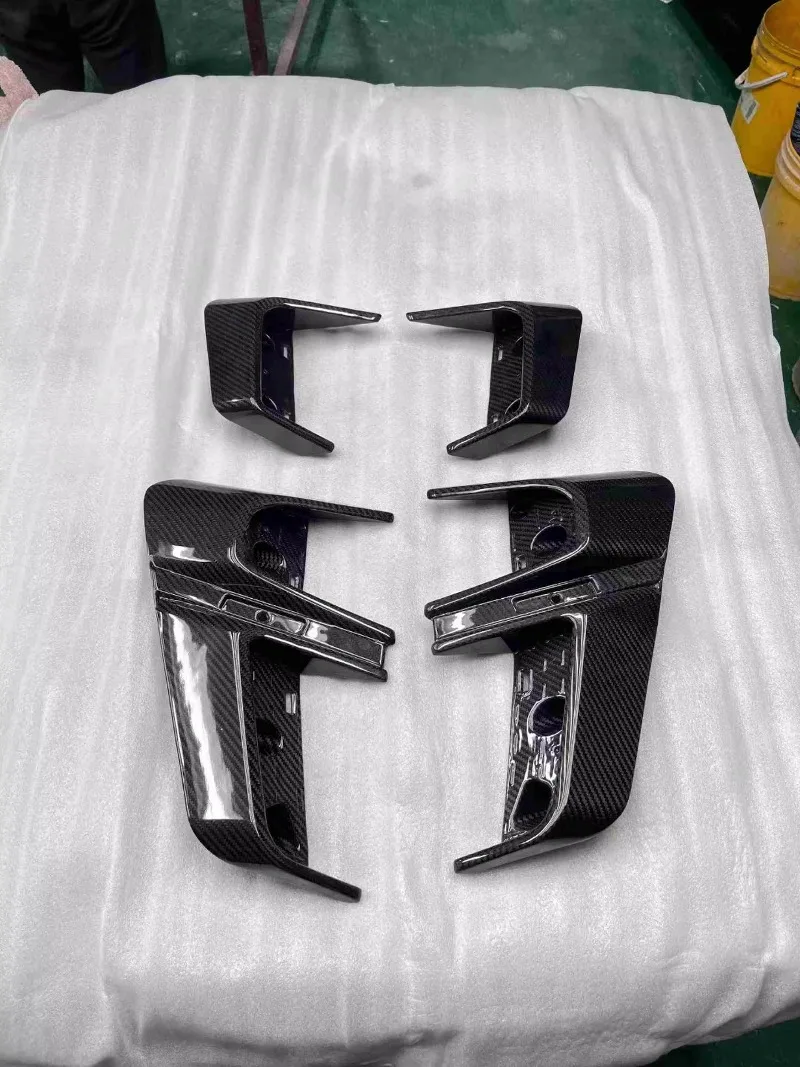 High Quality BS Style Body Kit Wheel Eyebrows Dry Carbon Fiber Vent for W463 W464 G63 Dry Carbon Fiber Fender Trim
