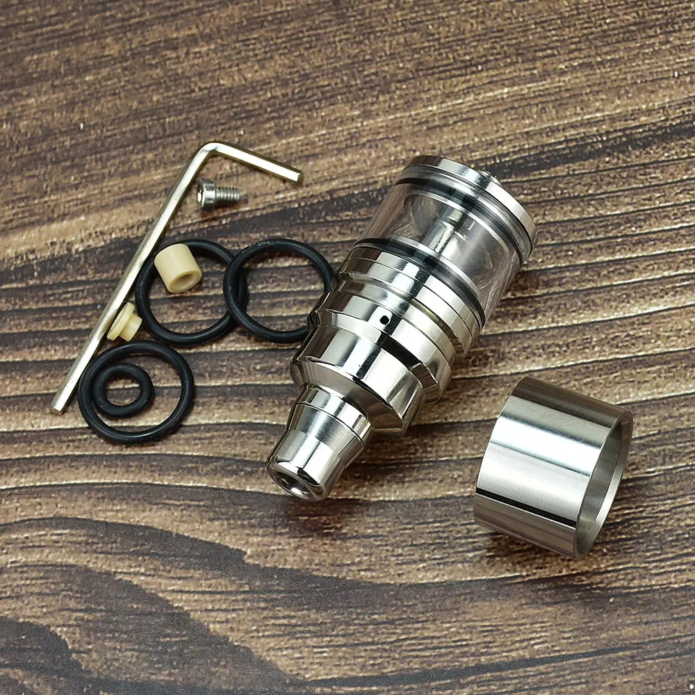 دويتو لوسيدو نمط MTL هيئة الطرق والمواصلات إعادة بناء خزان Vape 2.5 مللي 22 مللي متر البخاخة 316ss vape البخاخة هيئة الطرق والمواصلات