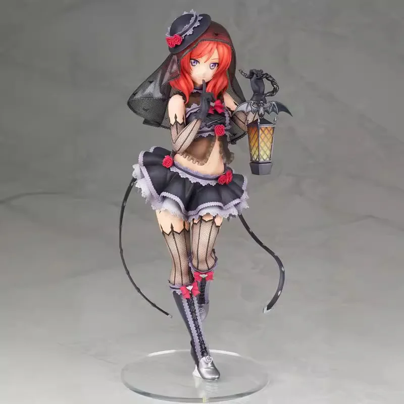 

Love Live Maki Nishikino Halloween Cosplay Anime Figure Boxed Collectible Statue With Lantern Desktop Ornament For Anime Fans