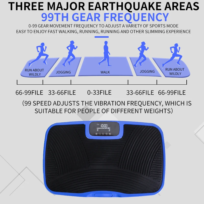 المهنية مجنون صالح تهتز لوحة تدليك الاهتزاز منصة الجسم كله الاهتزاز لوحة آلة التمرين عن بعد