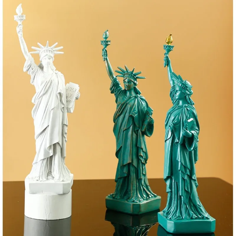 1Pcs 30cm Statue of Liberty Model Desk Accessories Collectibles Travel Souvenirs New York Office Home
