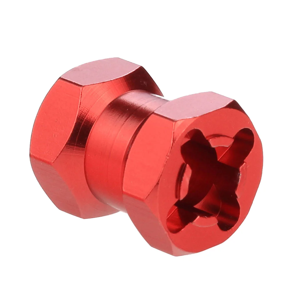 【CYBER MONDAY】RC Car Metal 12mm Wheel Hex Hub 15mm Extension Coupler for SCX10 D90 CC01 1/10 RC Crawler-Silver