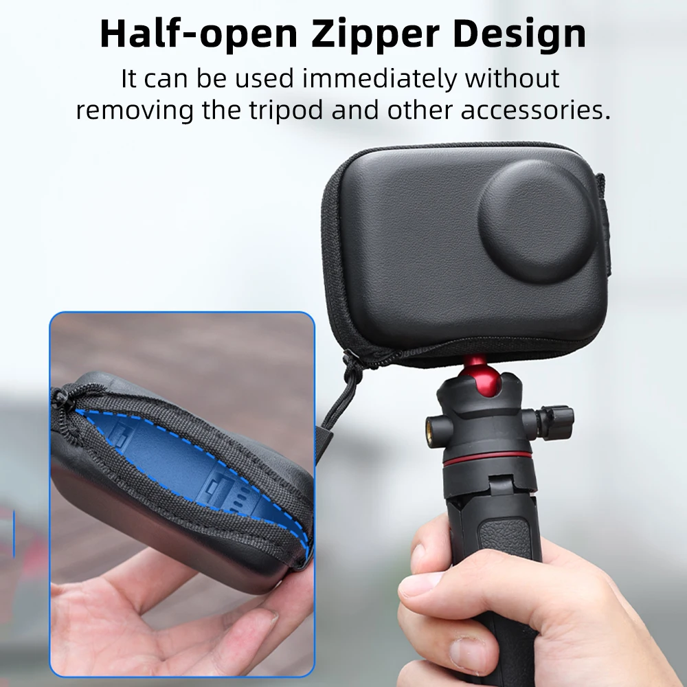 Tragbare Tragetasche für DJI Osmo Action 6, harte PU-Reiseaufbewahrungstasche, stoßfeste Hülle für Action6-Schutzzubehör