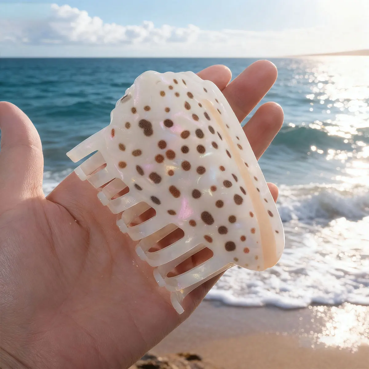 

1 штука персонализированной конической заколки для волос в еврейском стиле и 1 штука конической заколки для волос из текстиля для гавайских летних праздников.