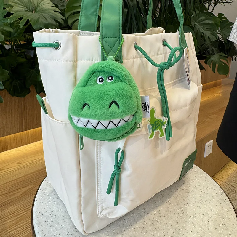 Disney Original Kawaii Anime Meilin Rex Hamm One Shoulder Bag Cartoon Large Capacity Leisure Portable Handbag Girl Birthday Gift