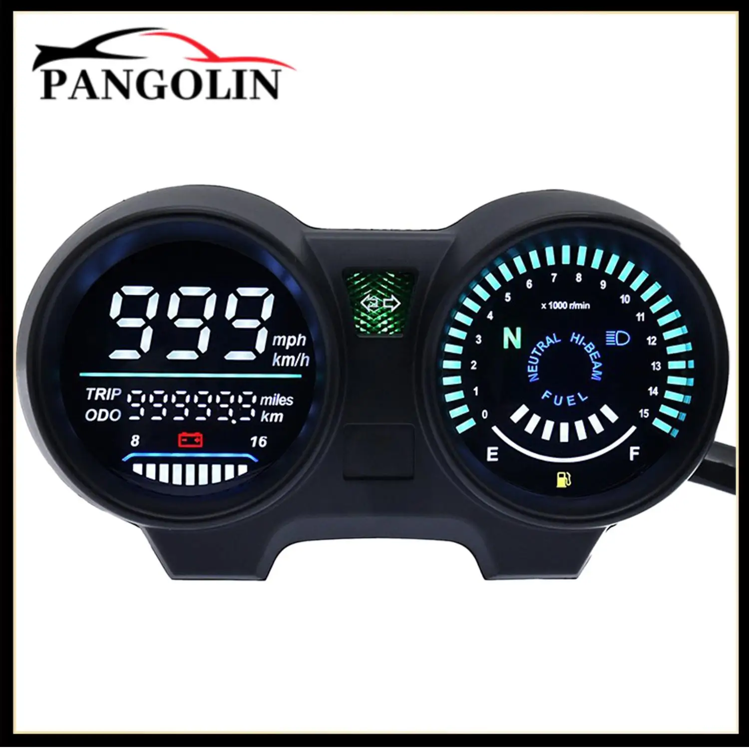 

1PC Motorcycle Speedometer Digital Dashboard LED Electronics For Brazil TITAN 150 Honda CG150 Fan150 2010 2012