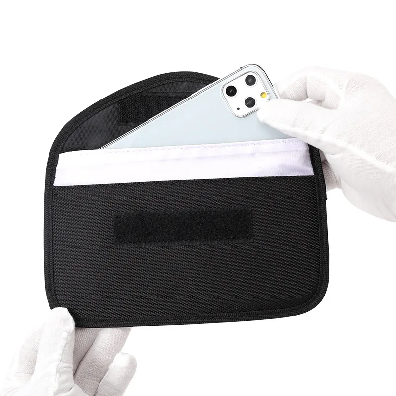 Mobile phone Radiation-proof Storage Bag Car Key Signal Blocker Case Universal Faraday Cage Fob Pouch Keyless RFID Blocking Bag