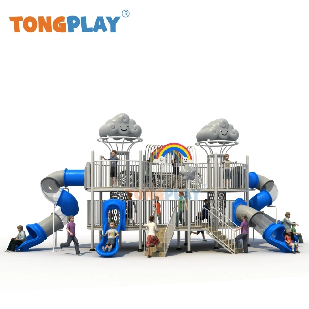 Tong play Large Baiyun series best-selling adult outdoor slide quality factory equipment children's outdoor playground