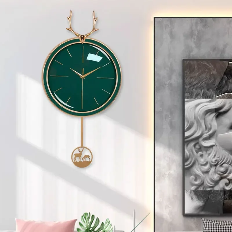 Digital Smart Wall Clock Animal Movement Vintage Nixie Clock Wall Decoration Items Relogio Deparede Living Room Furniture