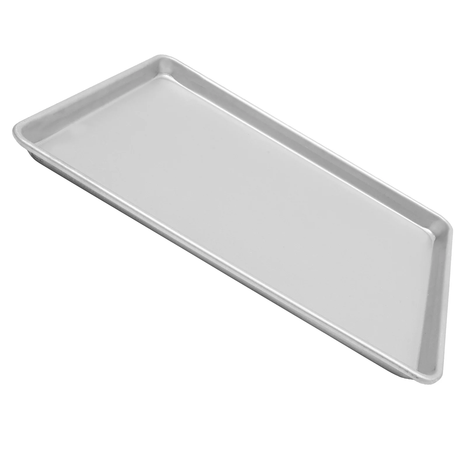 

Rectangle Baking Pan Aluminium Alloy Nonstick Reusable Tray for Cookies Cakes Roasting Small Family Baking Supplies