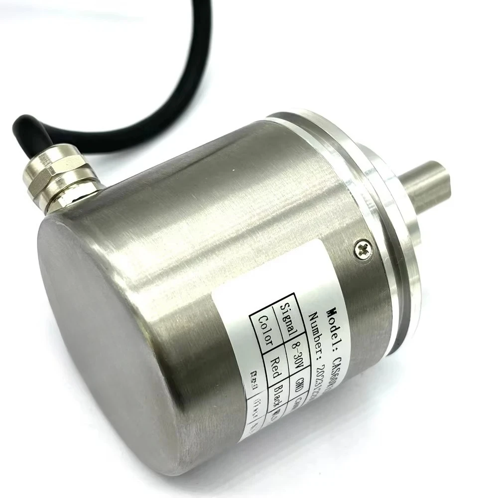 customizable absolute rotary encoder 12/13bit single turn SSI /4-20mA/ MODBUS RTU/parallel/RS485 output CALT CAS60 3