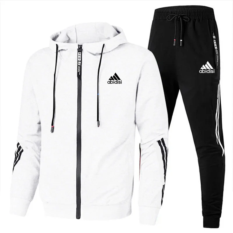 Mens Sweat-shirt Set Hoodies and Sweatpants High Quality Male Outdoor Casual Sports Jogging Suit Gym Longsleeve Tracksuit 2024