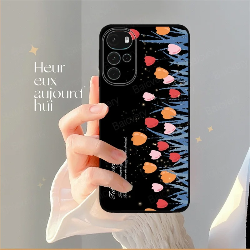 Case For Lenovo K15 Plus / Lenovo K15 Phone Case Soft TPU Silicone Full Protective Camera Casing Cover with Girl Patterns