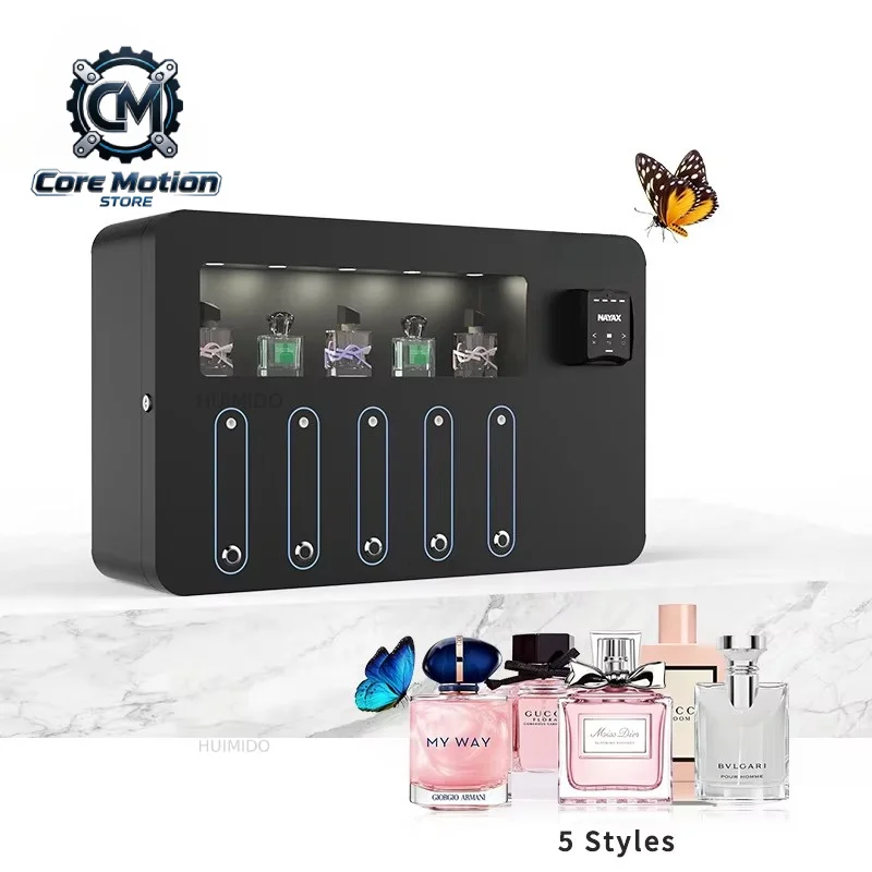 Customize 5 Styles Perfume Brands Vending Machine Splash Perfume Sprayer One Shot Vending Machine