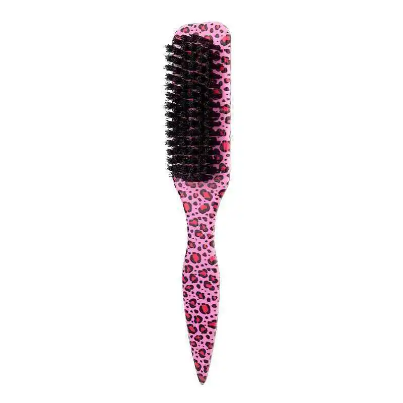 Bristle Slick Back Hair Brush for Sleek Ponytail & Edge Control