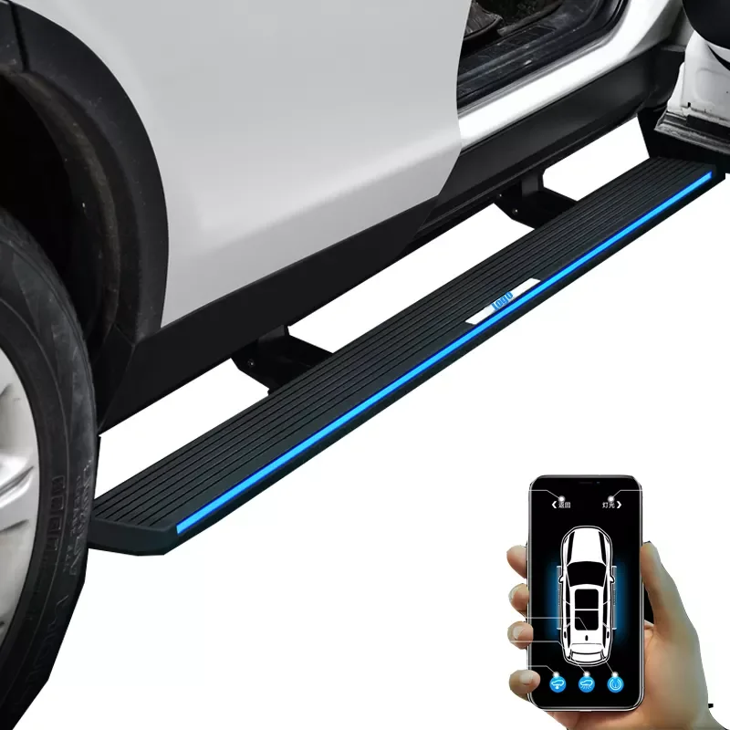 

Aluminium Folding Steps High Quality Aluminum Alloy Side Step Electric Running Board for Hilux Revo Vigo Rocco