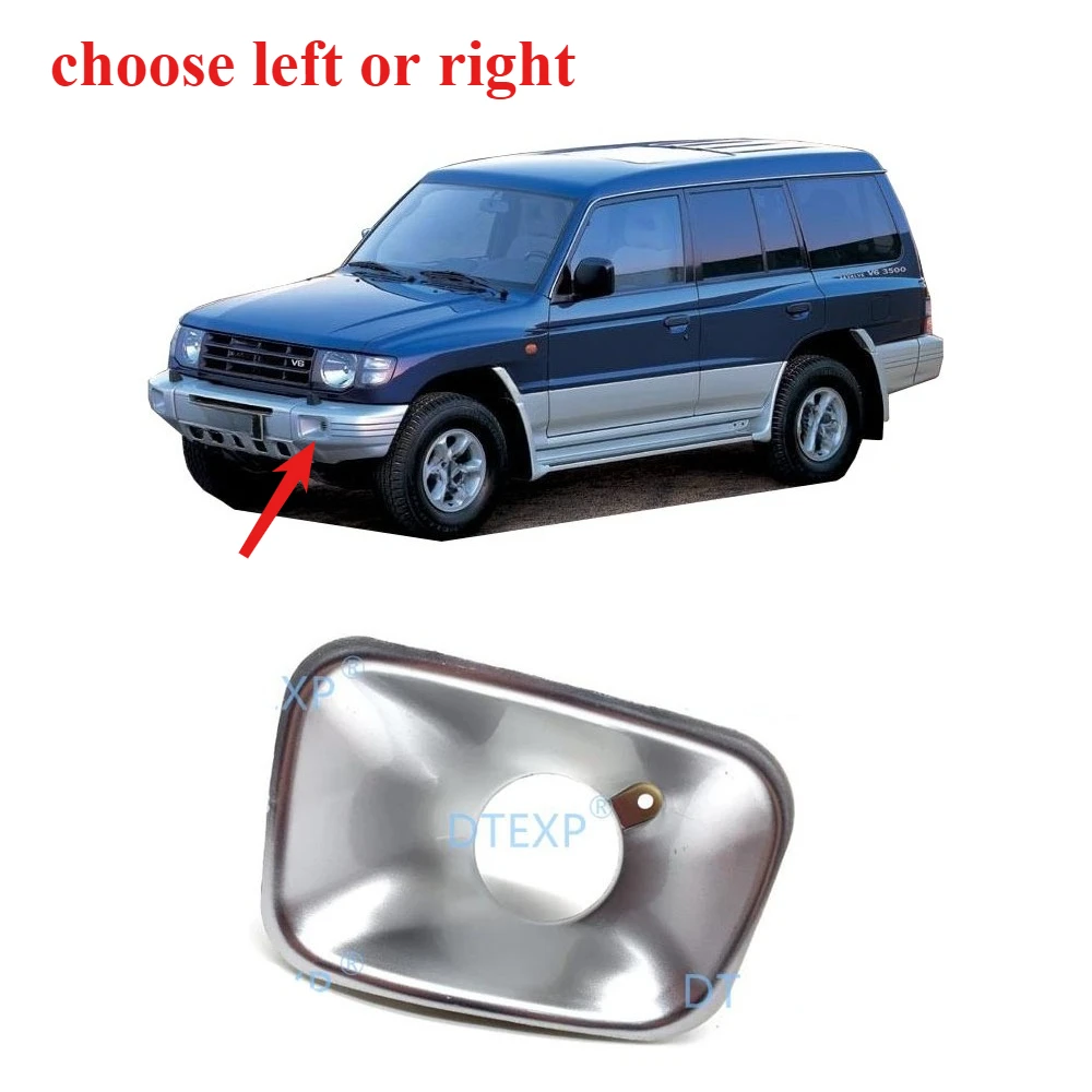 

1 Piece No Painting Fog Lights Cover for Pajero V32 V33 Front Lamps Frame for Montero V31 V43 Fog Lamp Cover Left or Right