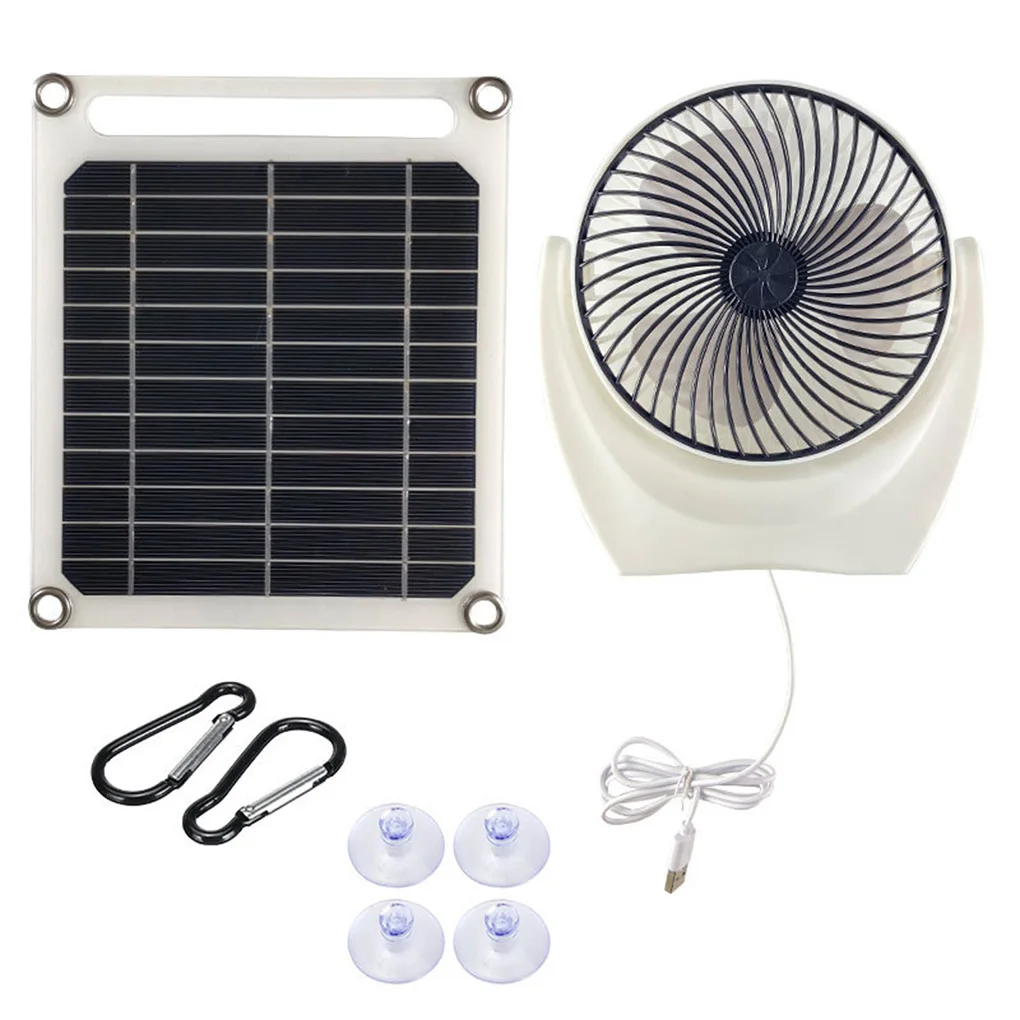 

Solar Panel Exhaust Fan Waterproof Professional USB Fans for Travel Boat