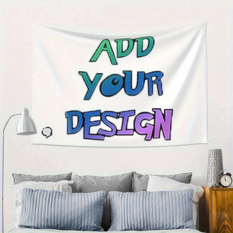 

1 шт. гобелены на заказ, персонализированные гобелены с текстом и изображением для внутреннего и наружного украшения, персонализированные фото/текст/