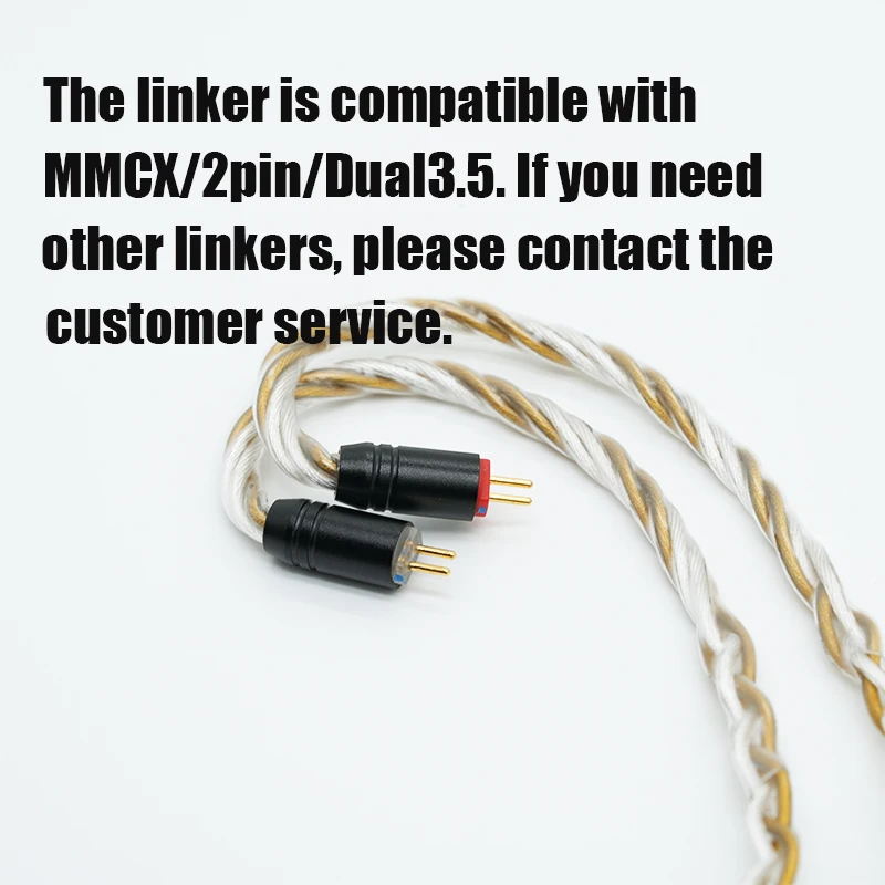 IvipQ-331 IEM-Kabel, HIFI-In-Ear-Kopfhörer-Upgrade-Kabel mit 4,4 mm 3,5 mm MMCX 2-polig für TANZU SE535 UE900S Moondop – Detail 6