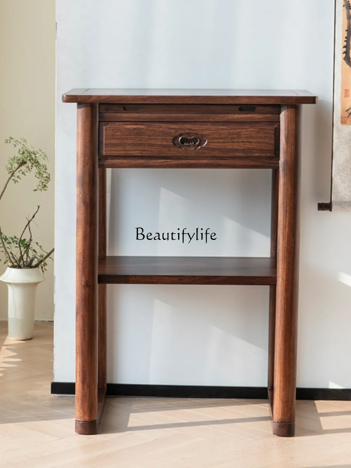 

66.Z.Buddhist niche cabinet new Chinese solid wood incense table for table incense , and Buddha table is simple