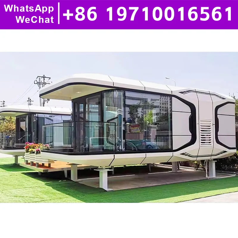 Luxury Mobile Homes Space Capsule Flexibly Combinable  Home Safe Customizable Easily Movable Comply permit requirements