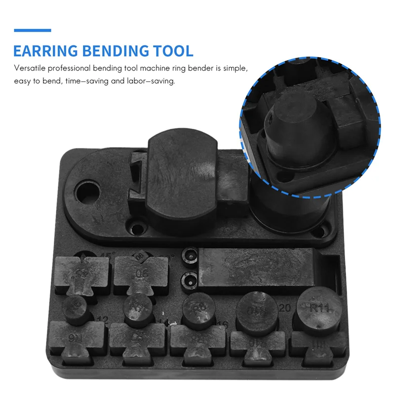 Ring Bending Tool Set, Ring Earring Bending Tools Multi-Functional Jewelry Ring Bending Machine Jewelry Repair Tool