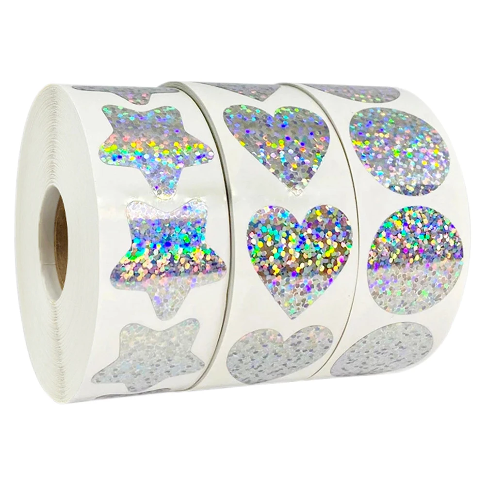 

3pcs PVC Waterproof Stickers Star Circle Reward Decorative School Supplies Classroom Teacher Accessories Kids Motivation