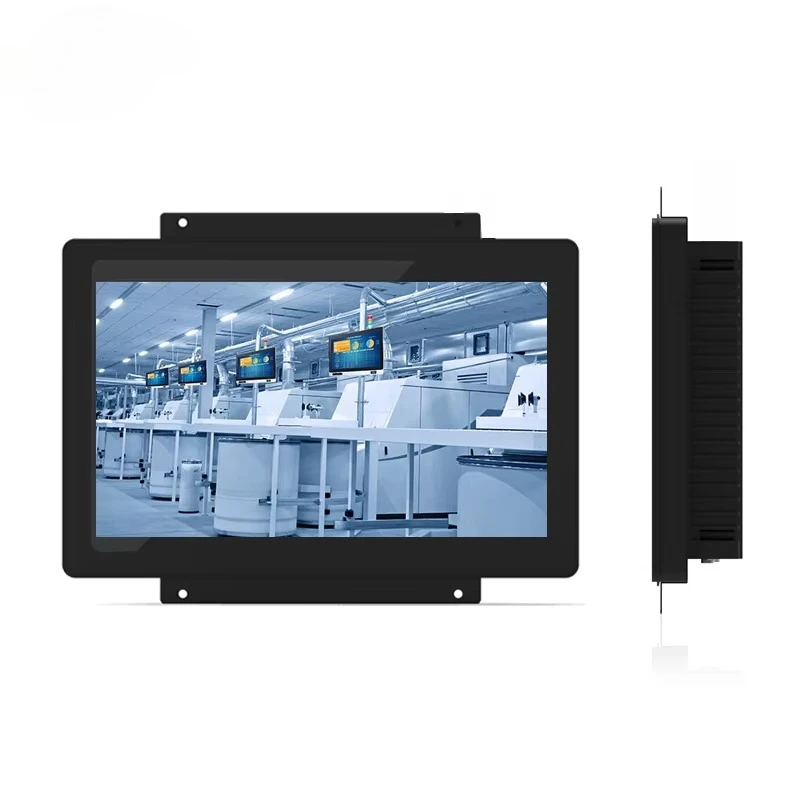 13.3 Inch Open Frame Capacitive Industrial Touch Screen Panel PC 1920x1080 IP65 Rated for Supermarket Use Embedded Computer