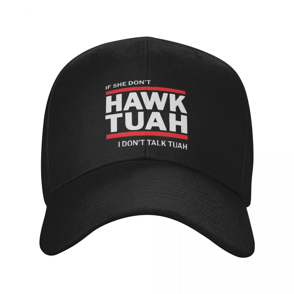 

Men Women If She Don't Hawk TUAH I Don't Talk TUAH Hats Hip-Hop Baseball Caps Polyester Sun Hat Breathable Sun Caps Washable